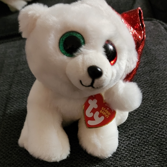Ty Beanie Babies  Boos Oslo Polar Bear NWT 2019 - Picture 1 of 7